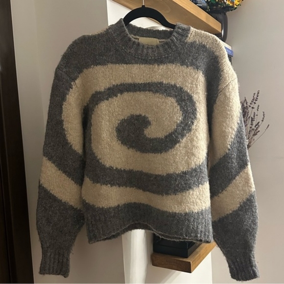 Paloma Wool Spain Vintage Anticlined Shoulder Smock Sweater